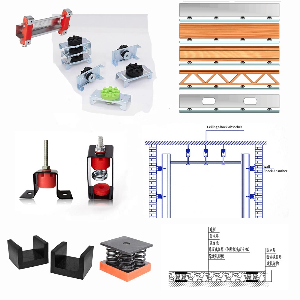 Rubber Shock Absorber Cushion/ Fan, Water Pump, Air Conditioning Vibration Isolation and Noise Reduction Pad