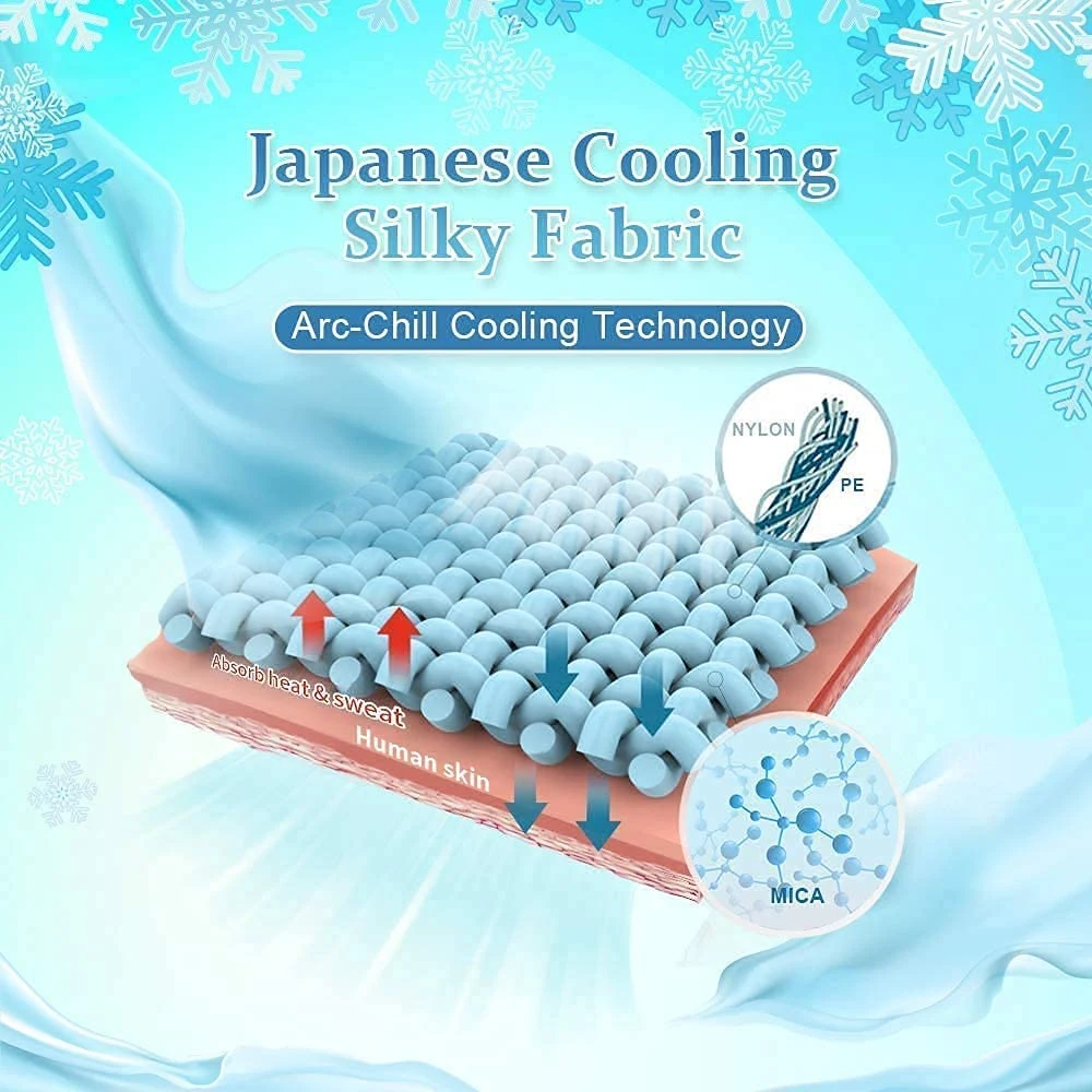 Cooling Comforter All Season Reversible Down Alternative Comforter, Arc-Chill Cotton, Soft&Lightweight Cooling Blanket